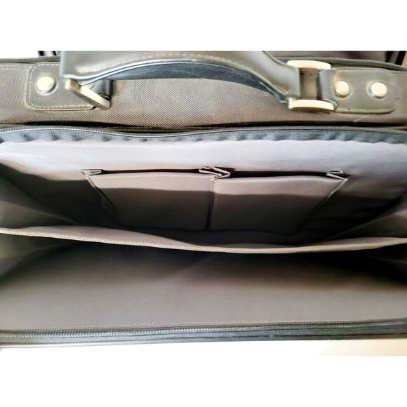 KENNETH COLE REACTION Laptop Bag Briefcase Black - Picture 5 of 7